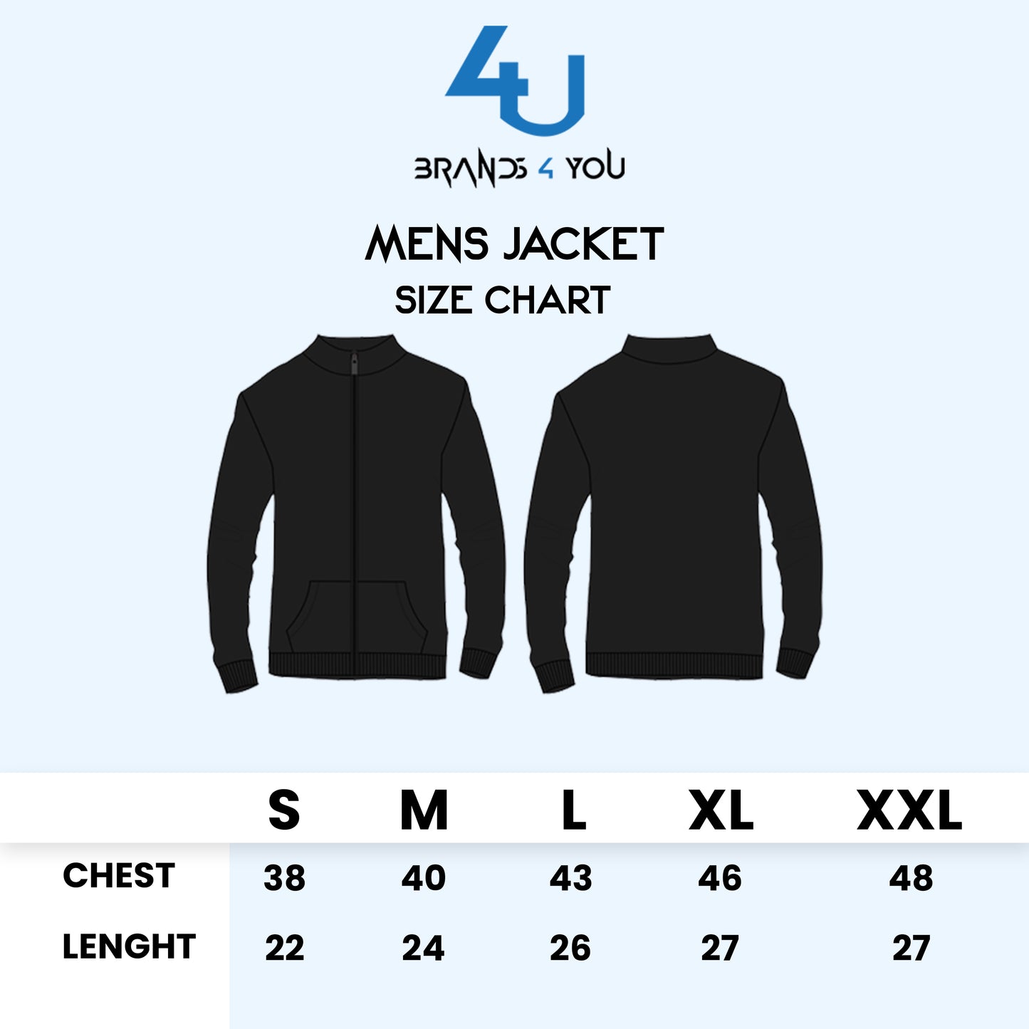 Black & Blue Hooded Puffer Jacket