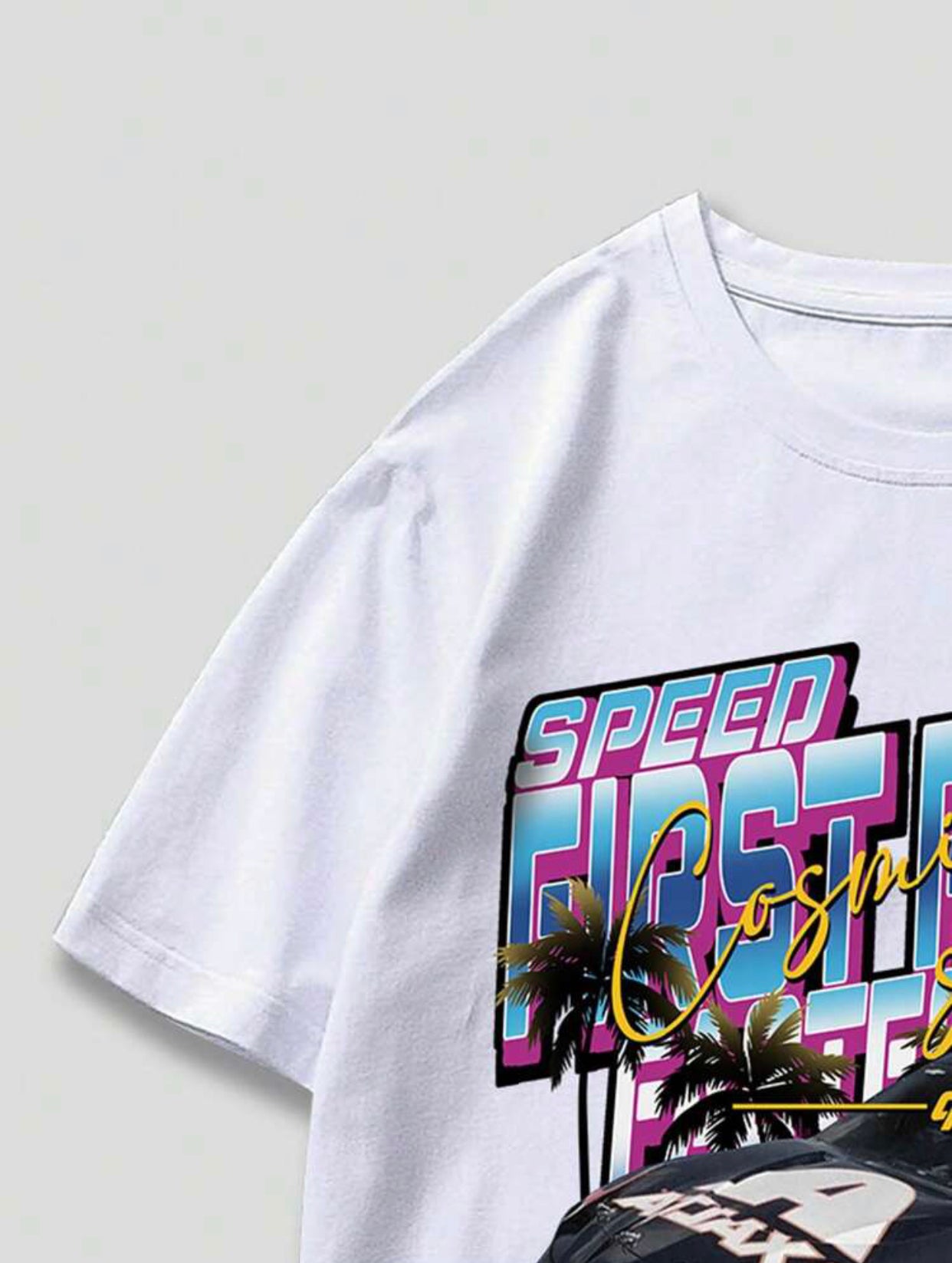 Speed Graphic Drop Shoulder Tee