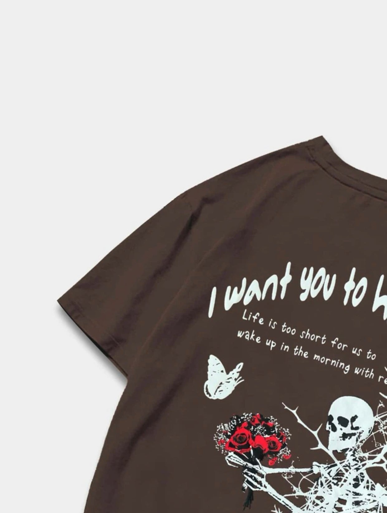 I want drop shoulder T-shirt