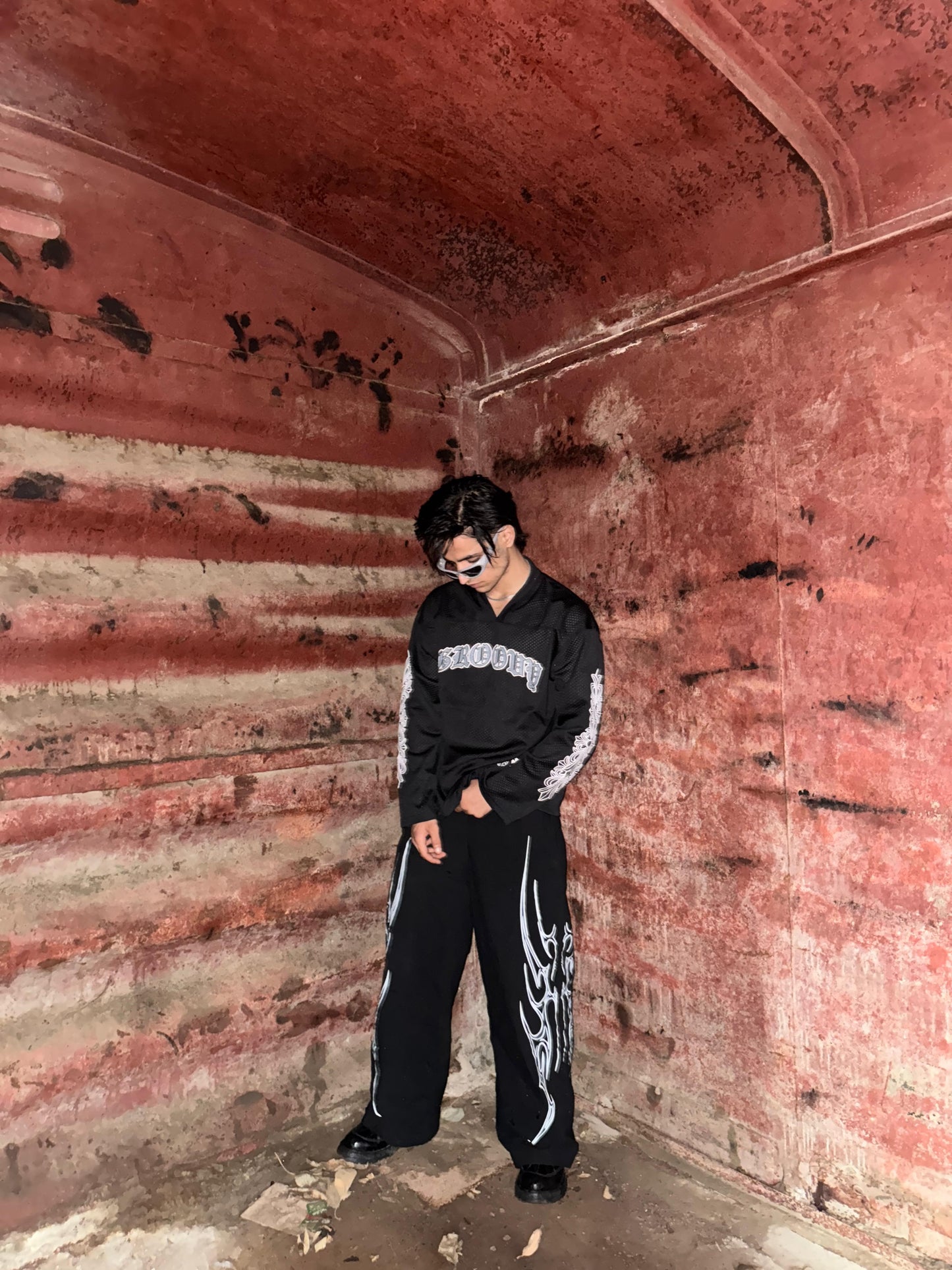 INFLUENCE BLACK UNISEX BAGGY PANT