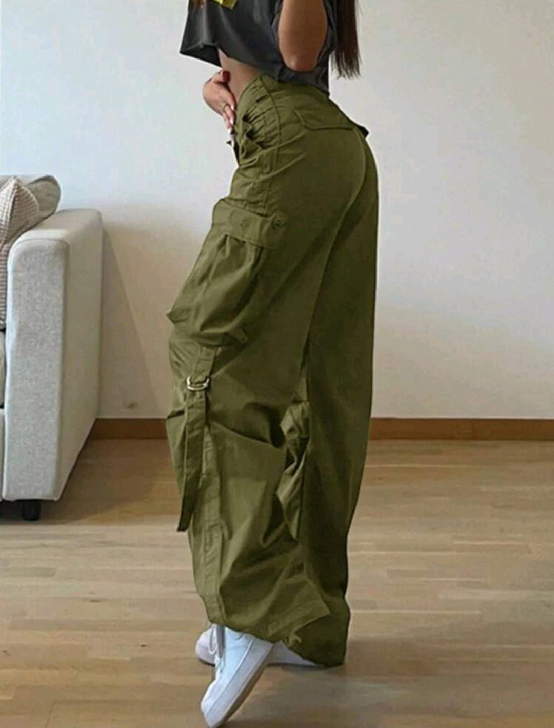 Y2k Strap Cargo Pants
