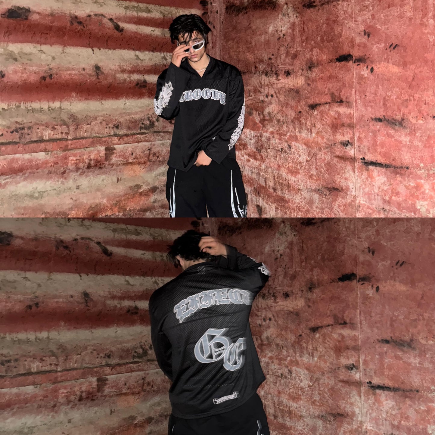 INFLUENCE BLACK UNISEX BAGGY PANT