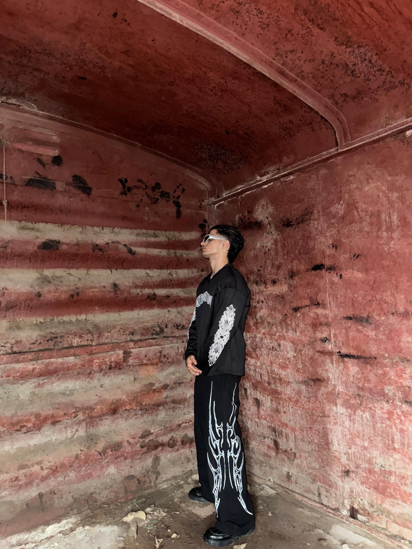 INFLUENCE BLACK UNISEX BAGGY PANT