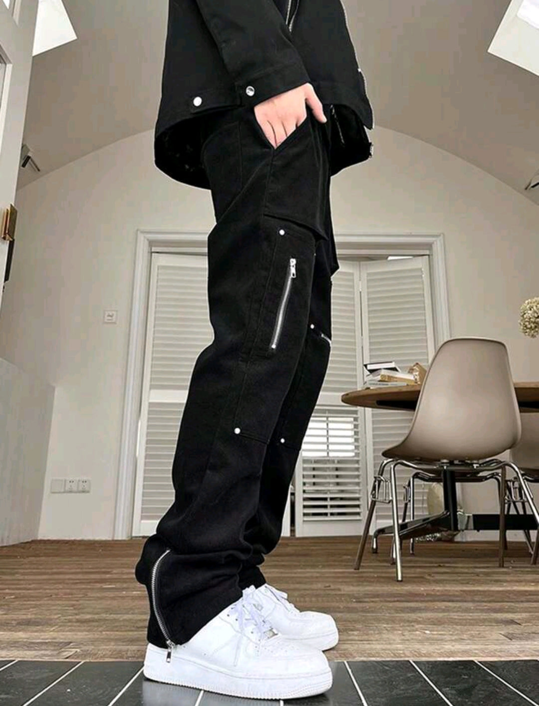 Slit zipper fancy Cargo