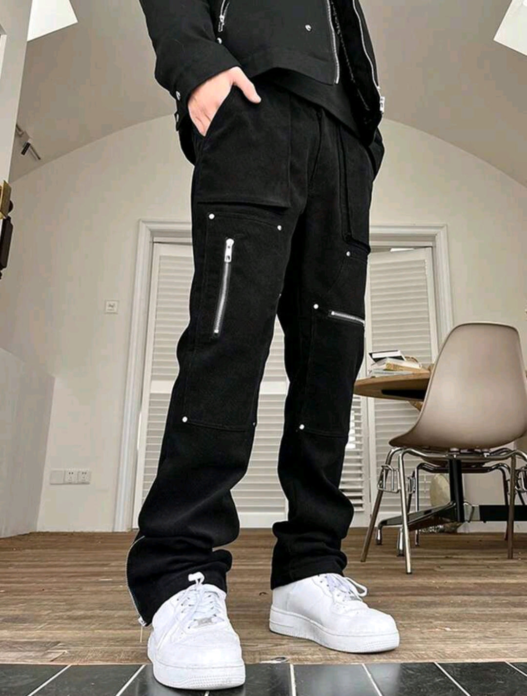 Slit zipper fancy Cargo