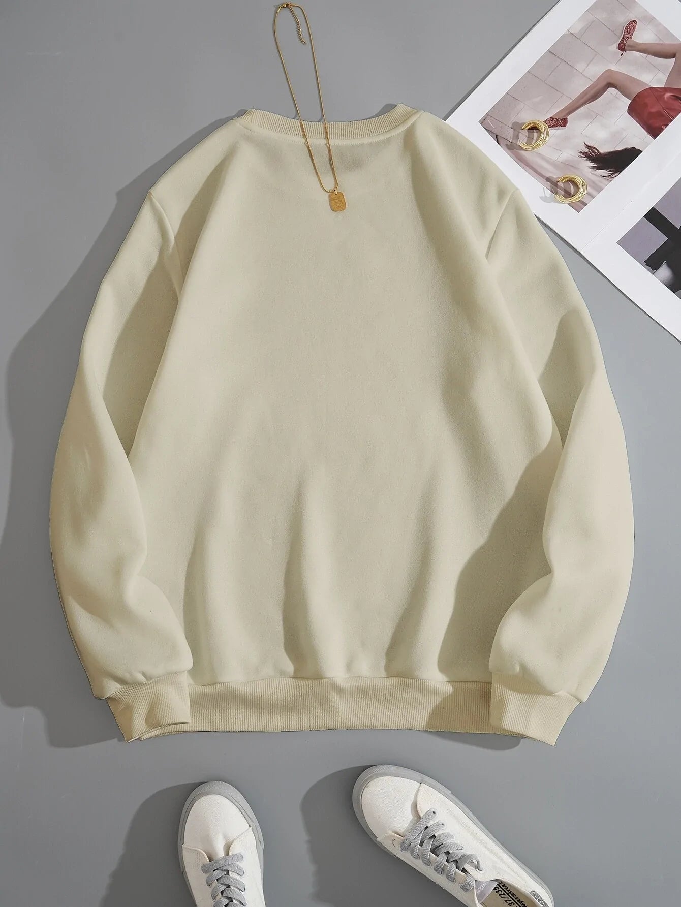 Skeleton Print Sweatshirt