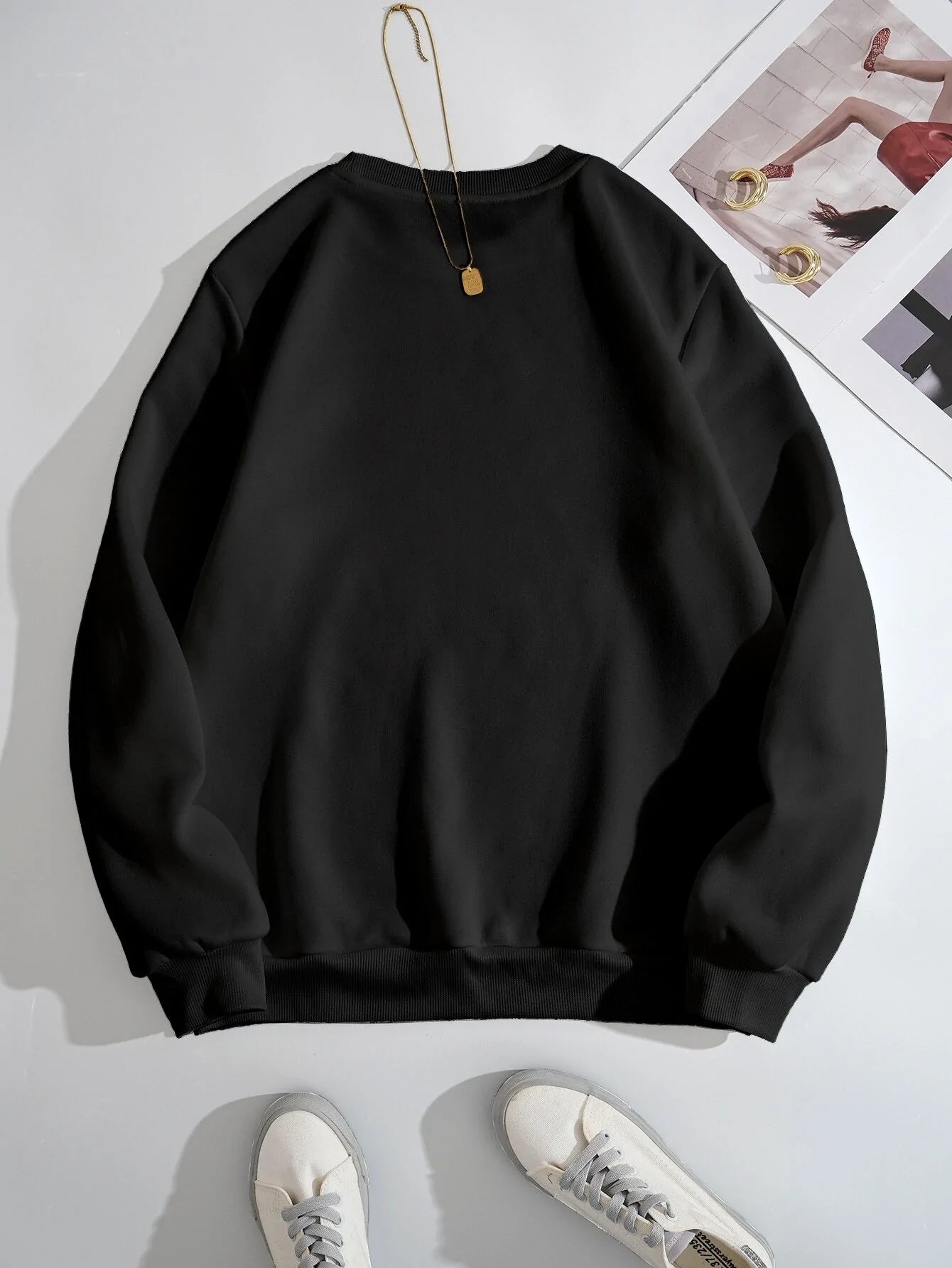 Skeleton Print Sweatshirt