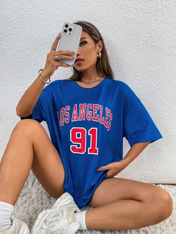 Los angeles Drop Shoulder Tee