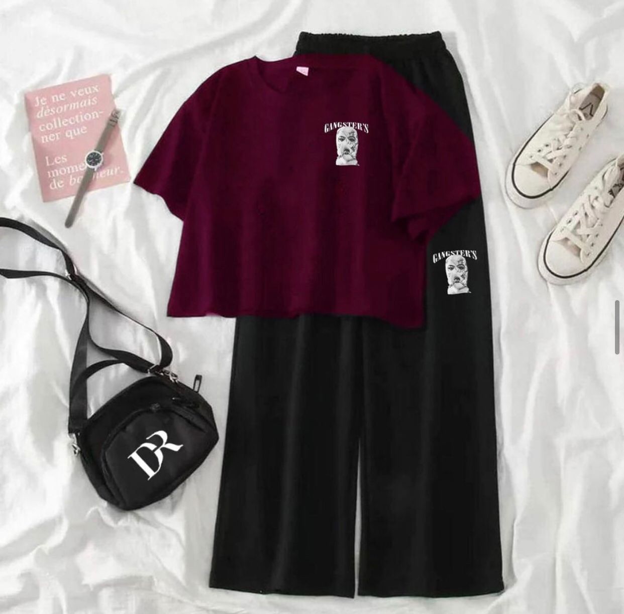 Gangster Twinset Maroon