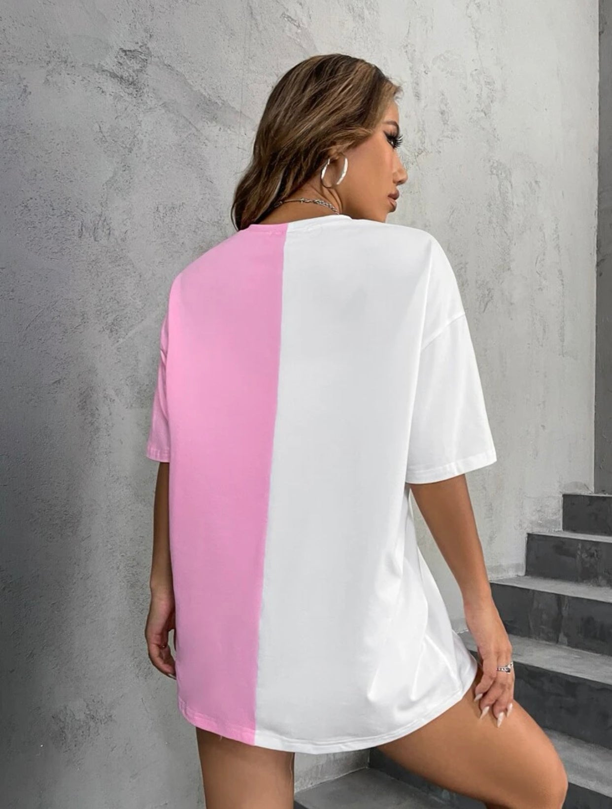 Two tone Graphic T-shirt