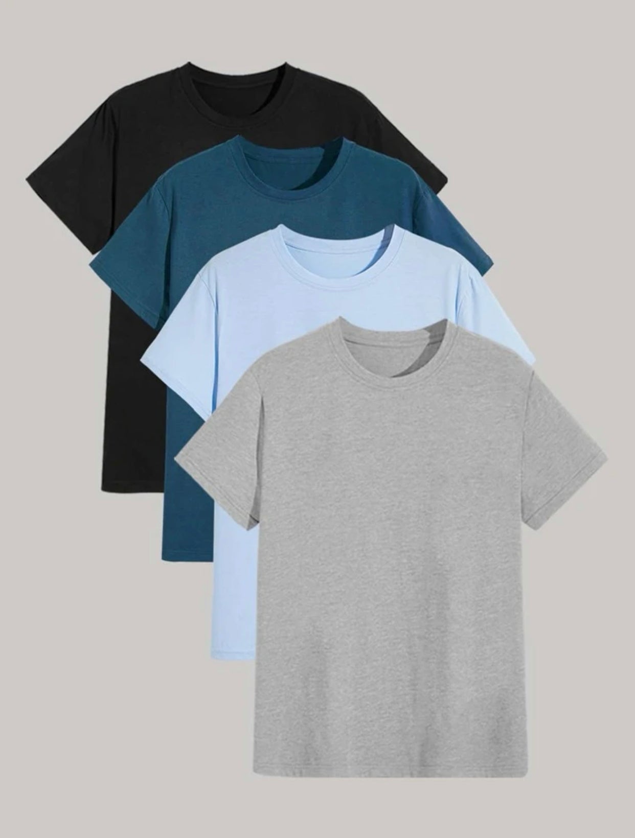 Pack of 4 Round Neck T-shirts