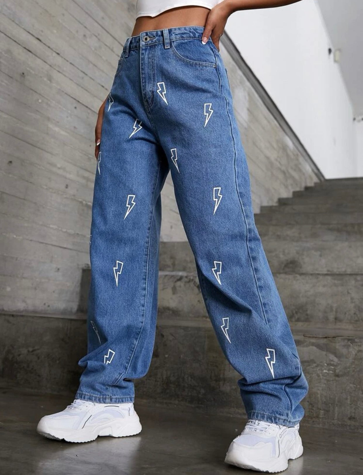 Thunder bold Wide leg jeans