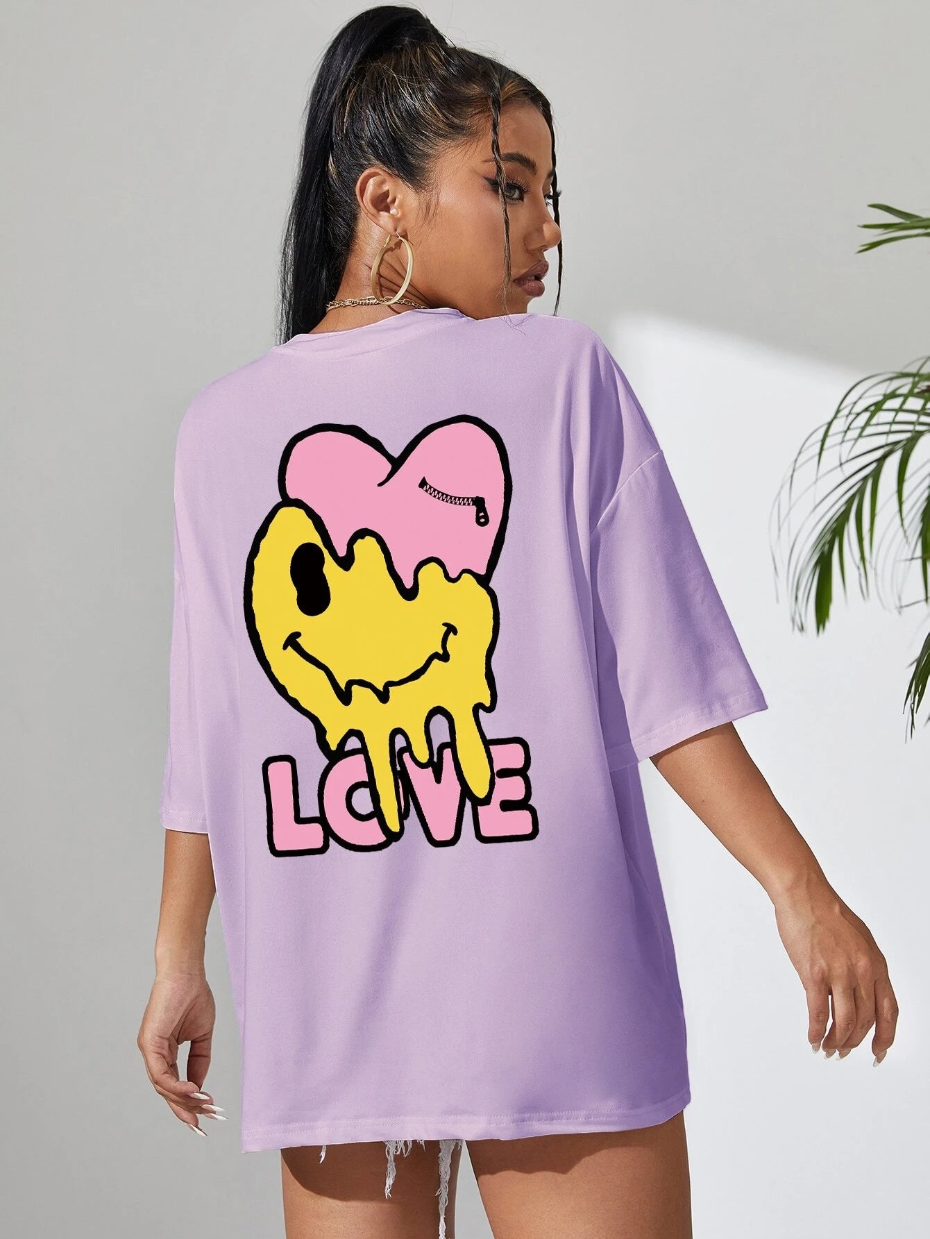 Drop Shoulder Graphic Tee