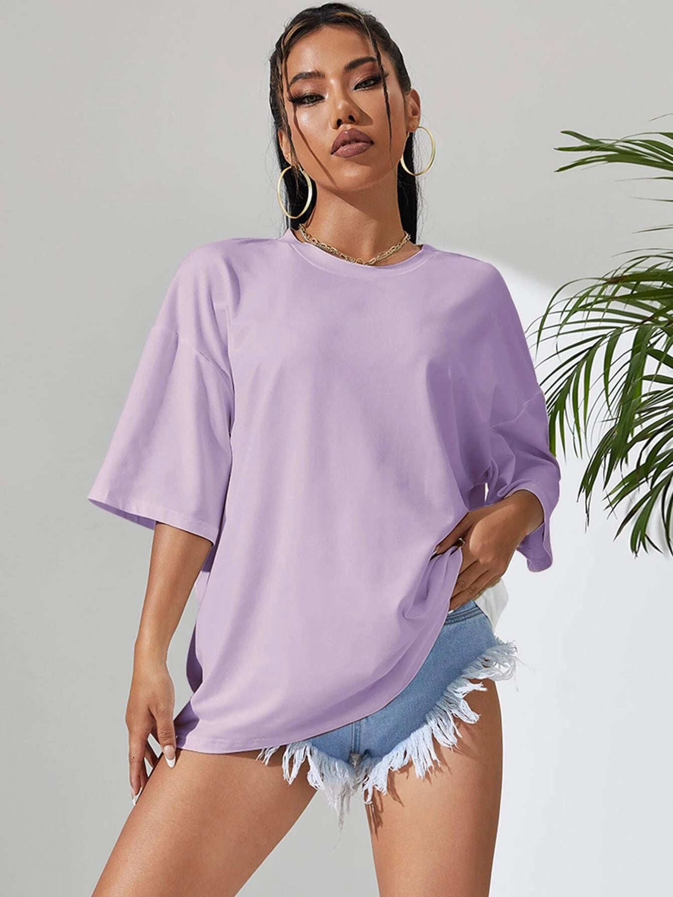 Drop Shoulder Graphic Tee