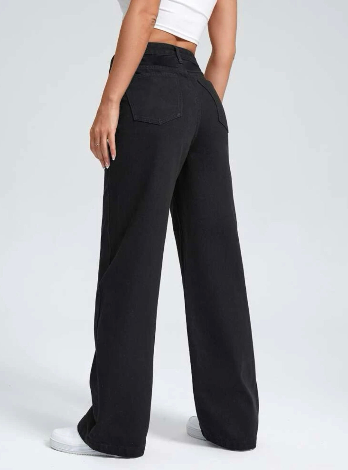 Black Wide Leg Jeans