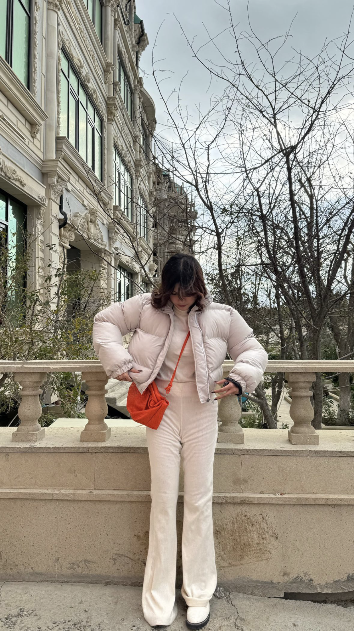 Kpop Zipper Puffer Jacket