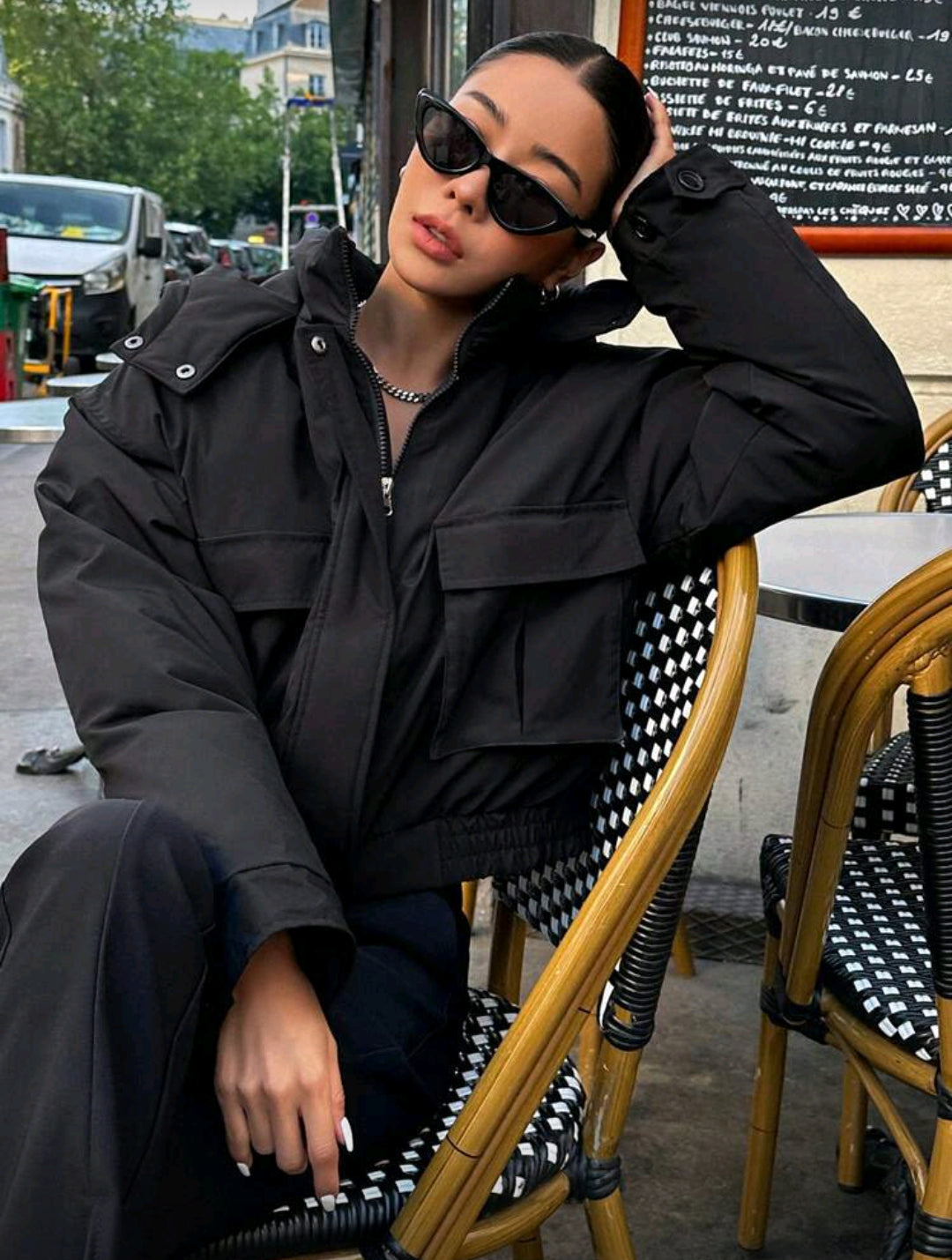 Drop shoulder Women Jacket