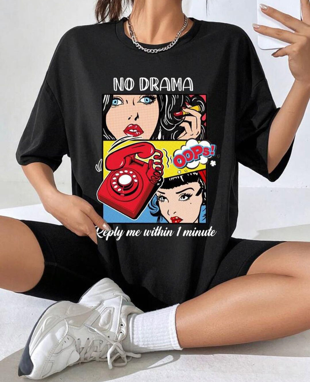 No Drama Oversized Tee