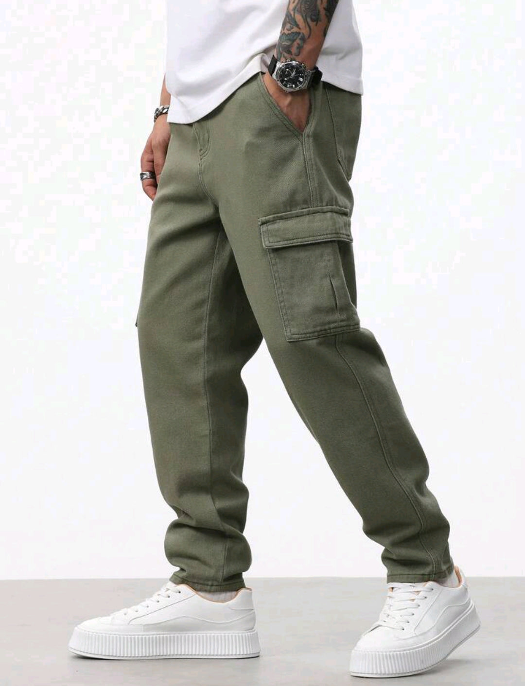 Men's straight leg cargo