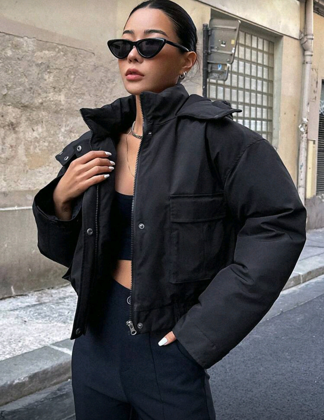 Drop shoulder Women Jacket