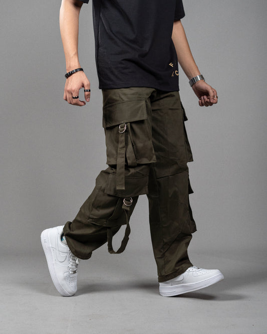 Y2k multi pocket Baggy Cargo