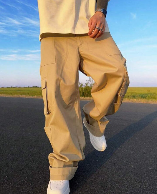 Camel hip hop pants