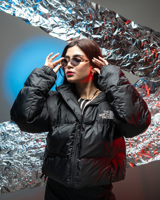 Black TNF Puffer Jacket