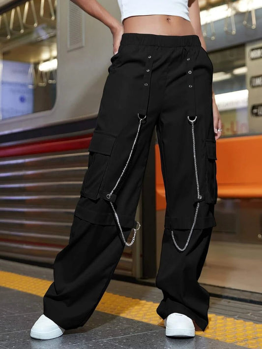 Chain Pocket Cargo Pants