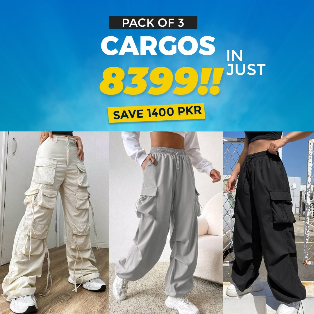 Pack of 3 Cargos