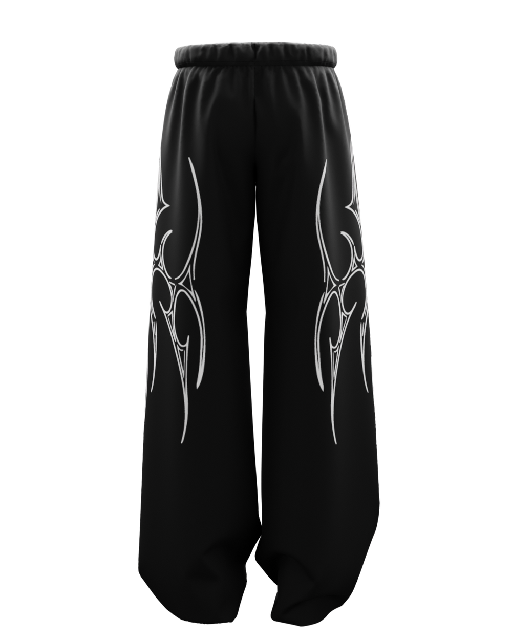 INFLUENCE BLACK UNISEX BAGGY PANT