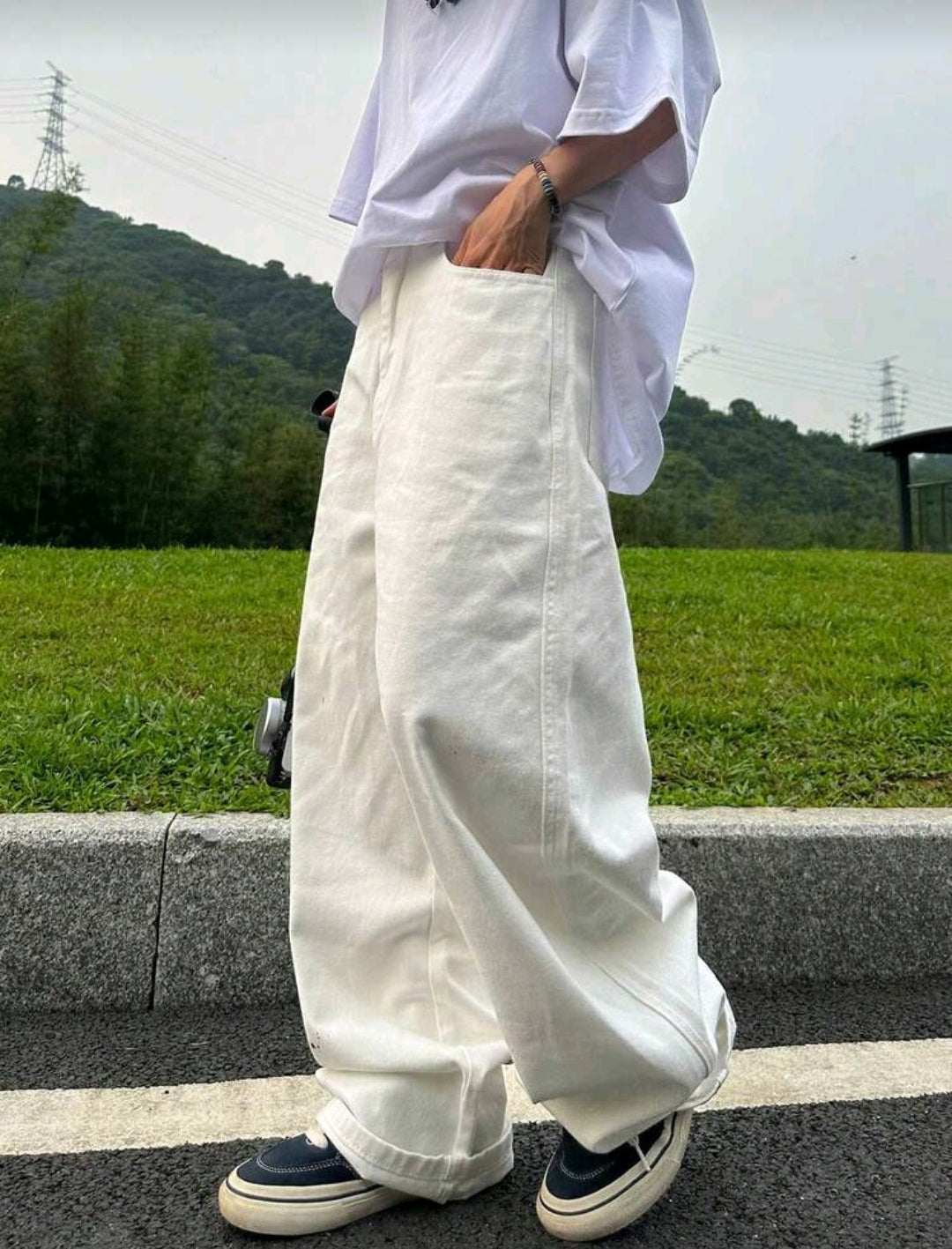 Vintage wash Relaxed fit  Jeans