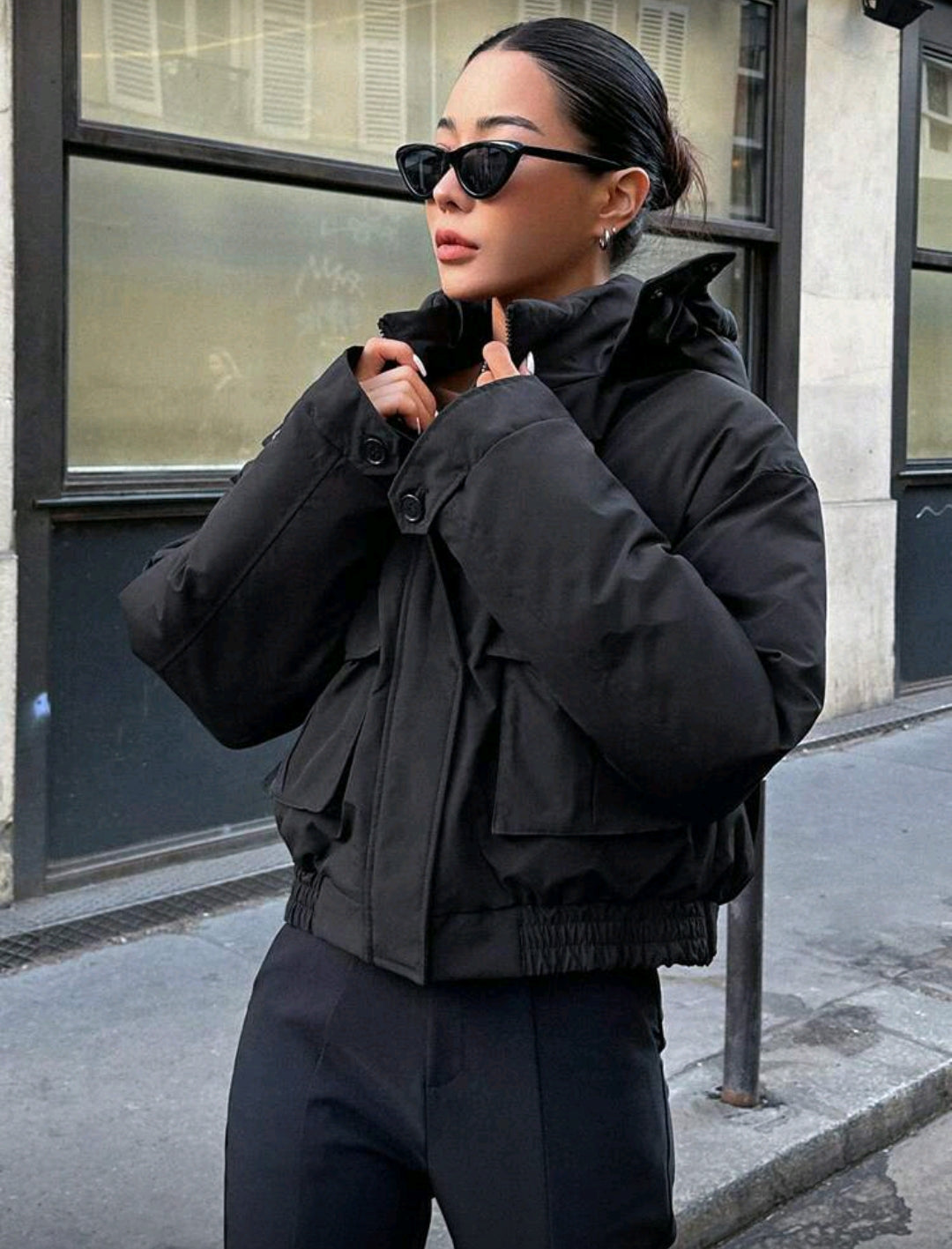 Drop shoulder Women Jacket
