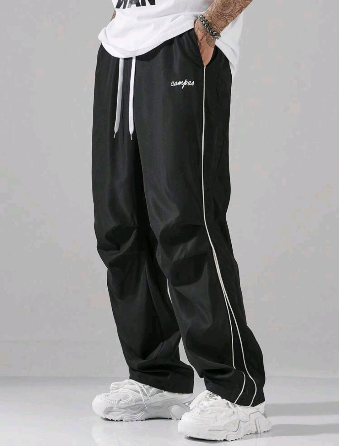 Stripes Wide Trousers