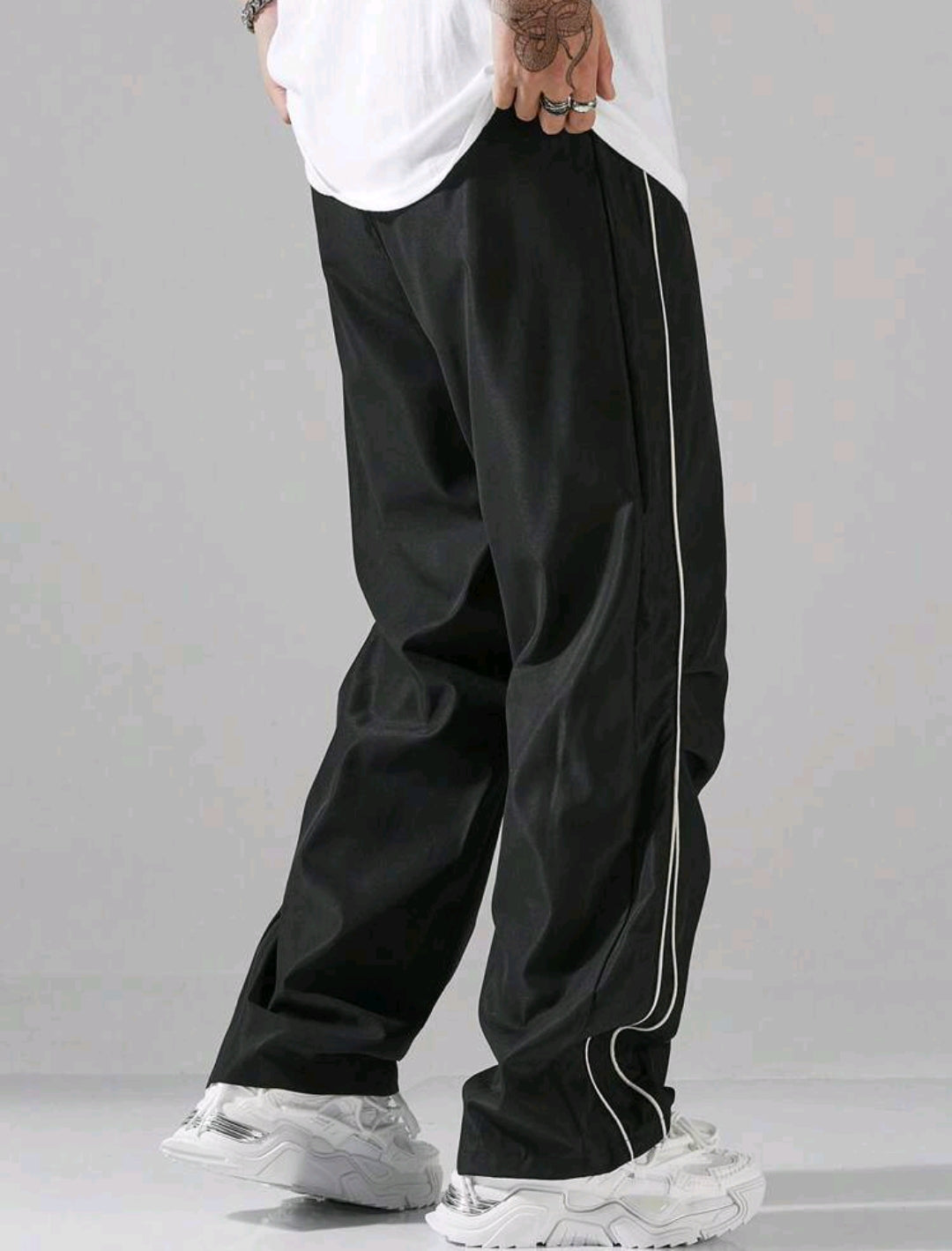 Stripes Wide Trousers