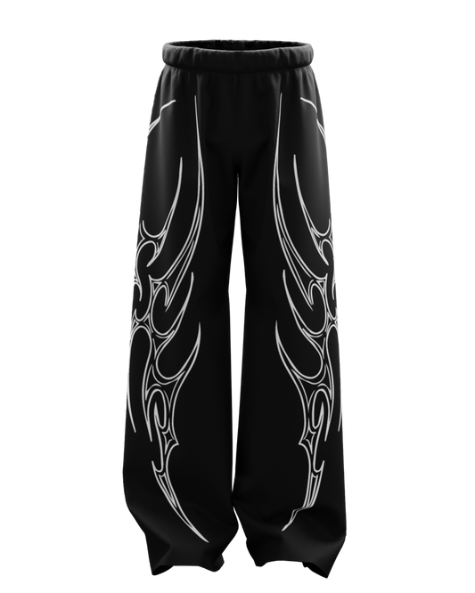INFLUENCE BLACK UNISEX BAGGY PANT