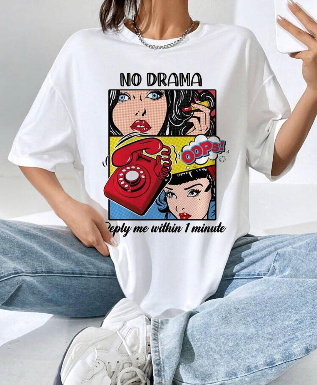 No Drama Oversized Tee