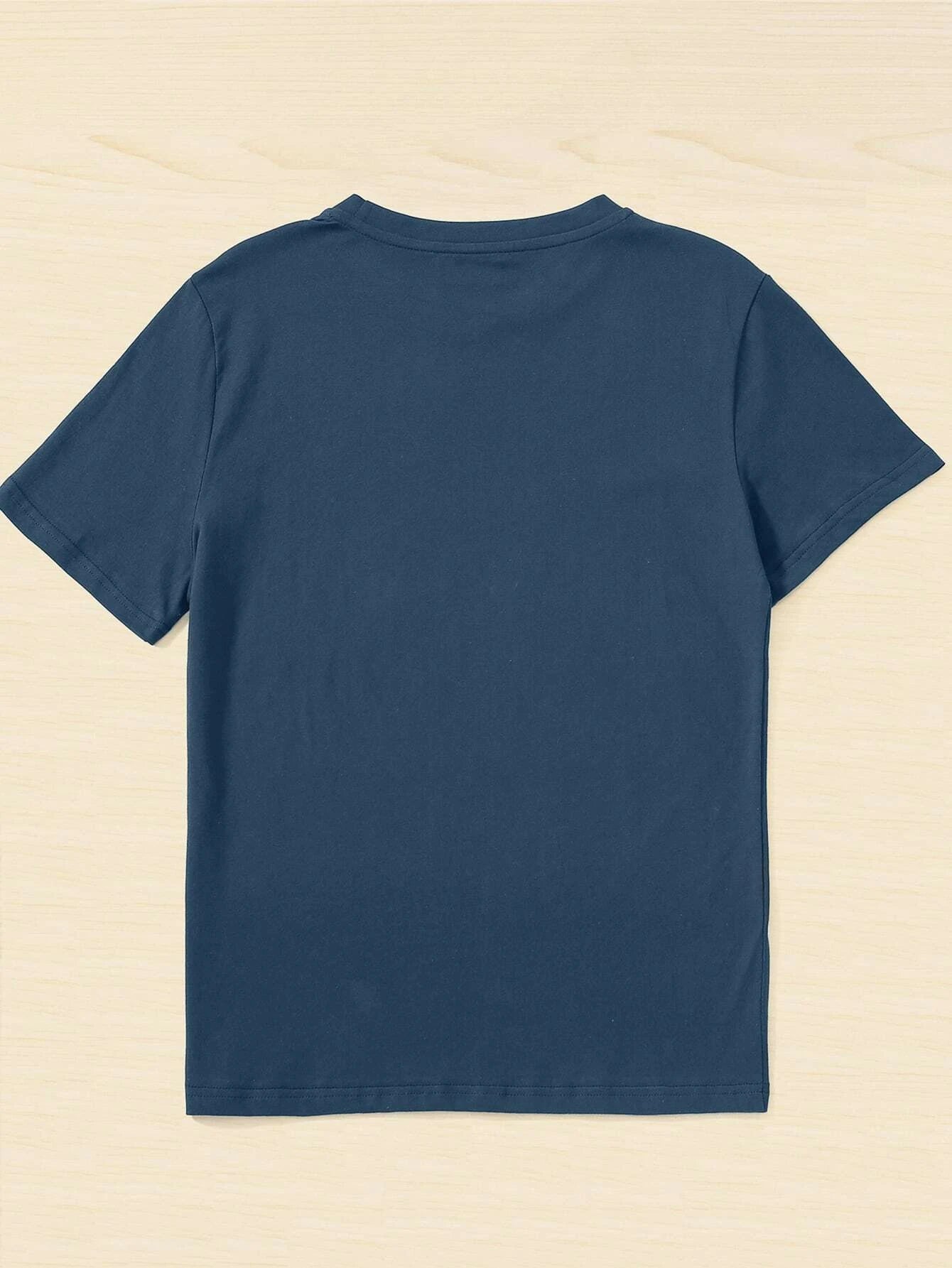Bear And Letter Graphic Tee