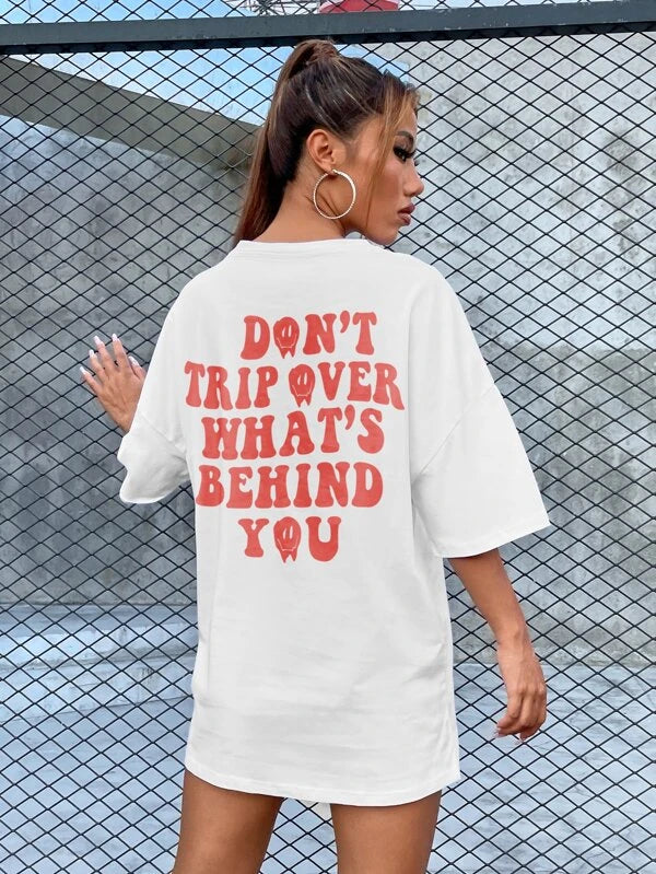 Cartoon Graphic Drop Shoulder Tee