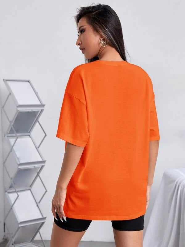 Drop Shoulder Graphic Tee