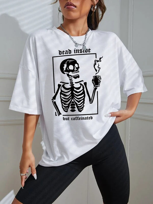Drop Shoulder Graphic Tee