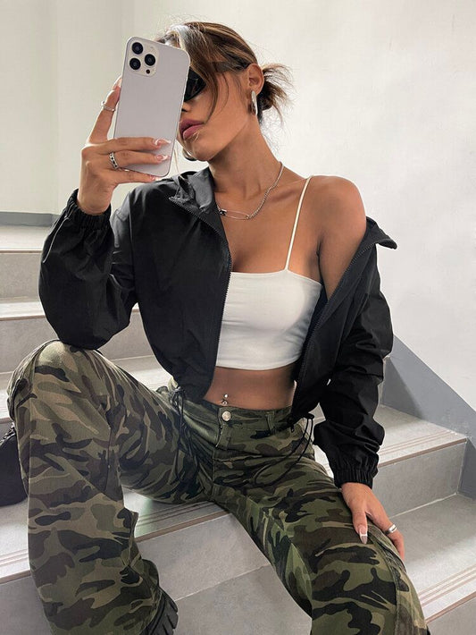 Hooded Bomber Jacket