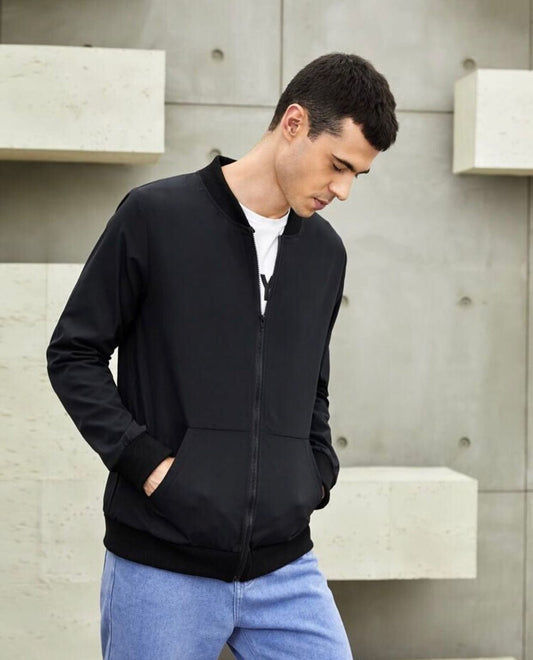 Men’s Zipper Bomber Jacket