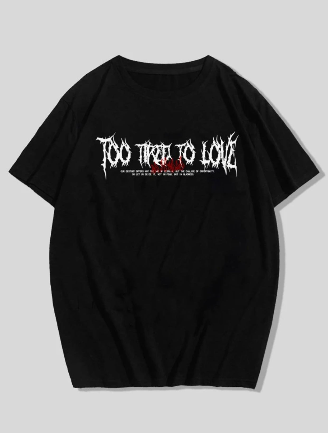 Letter & Graphic T-shirt